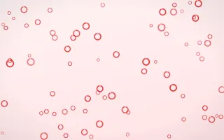 Crimson Rings — light red and white playful background