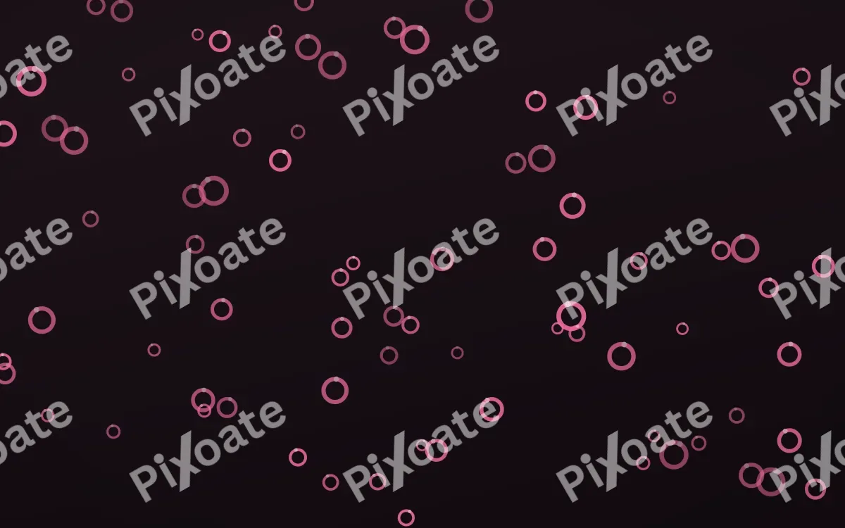 Flamingo Noir Rings — dark pink and black playful background