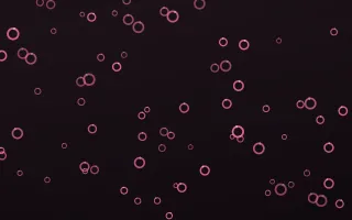 Flamingo Noir Rings — dark pink and black playful background