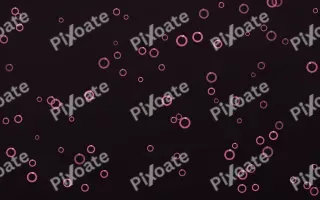 Flamingo Noir Rings III — dark pink and black playful background, variation III