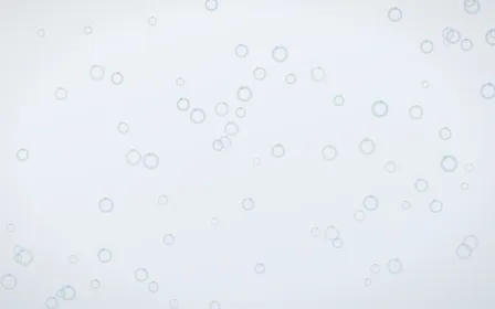 Mist Blue Rings — light blue and white playful background