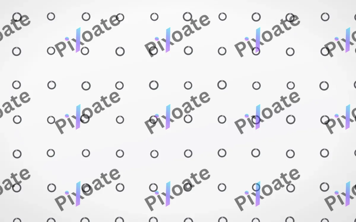 Mono Rings — light grey and white playful background