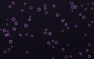 Neon Noir Rings — dark purple, teal and black playful background