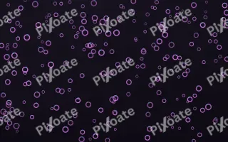 Neon Noir Rings Dense — dark purple, teal and black playful background