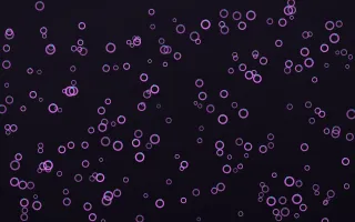 Neon Noir Rings Dense II — dark purple, teal and black playful background, variation II