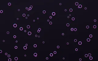 Neon Noir Rings II — dark purple, teal and black playful background, variation II
