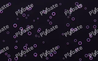 Neon Noir Rings II — dark purple, teal and black playful background, variation II