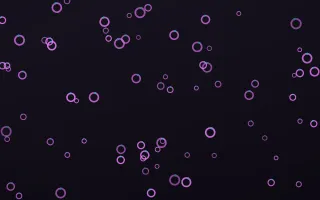 Neon Noir Rings III — dark purple, teal and black playful background, variation III