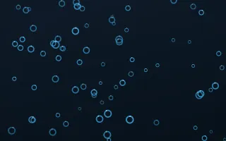 Ocean Ink Rings III — dark blue playful background, variation III