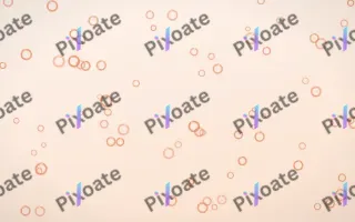 Peach Fuzz Rings — light orange and white playful background