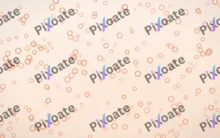 Peach Fuzz Rings Dense II — light orange and white playful background, variation II