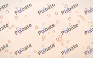 Peach Fuzz Rings II — light orange and white playful background, variation II