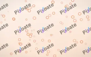 Peach Fuzz Rings III — light orange and white playful background, variation III