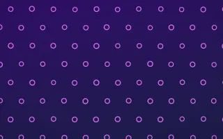 Plum Rings — dark purple playful background