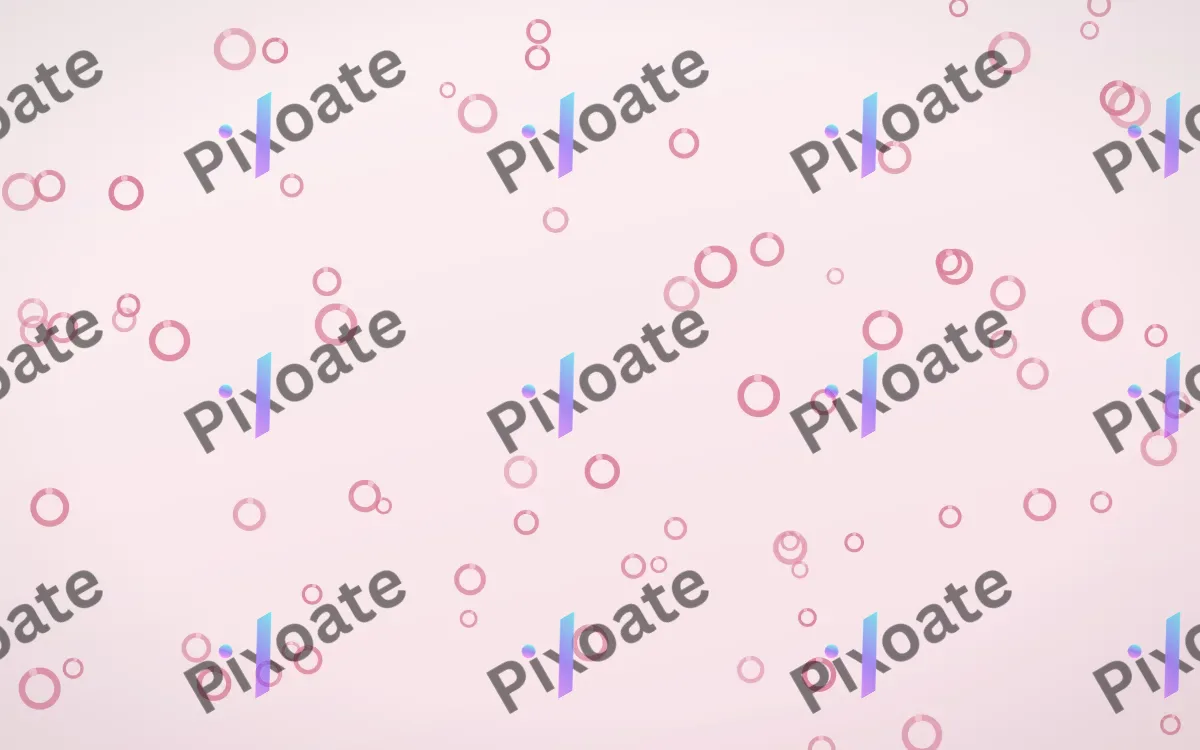 Rosewater Rings — light pink and white playful background