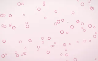 Rosewater Rings — light pink and white playful background