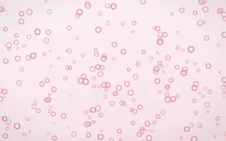 Rosewater Rings Dense — light pink and white playful background