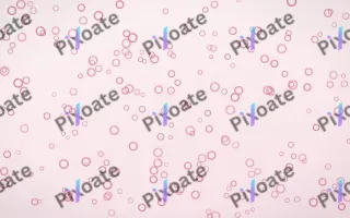 Rosewater Rings Dense II — light pink and white playful background, variation II