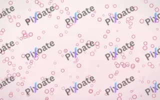 Rosewater Rings Dense III — light pink and white playful background, variation III