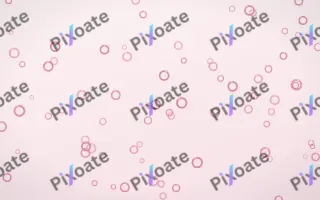 Rosewater Rings II — light pink and white playful background, variation II
