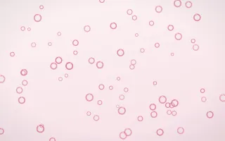 Rosewater Rings III — light pink and white playful background, variation III