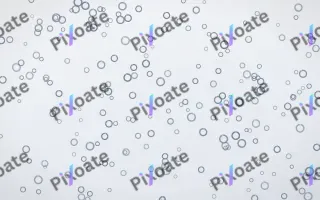 Slate Mist Rings Dense II — light blue and white playful background, variation II