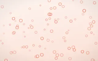 Sorbet Rings — light red, orange and white playful background