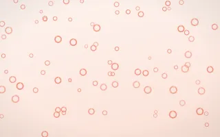 Sorbet Rings II — light red, orange and white playful background, variation II