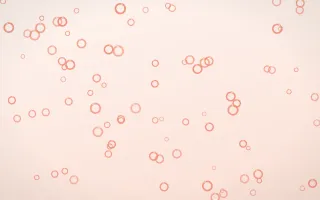 Sorbet Rings III — light red, orange and white playful background, variation III
