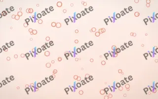 Sorbet Rings III — light red, orange and white playful background, variation III