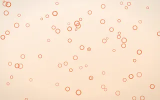 Sunset Pop Rings II — light orange and beige playful background, variation II