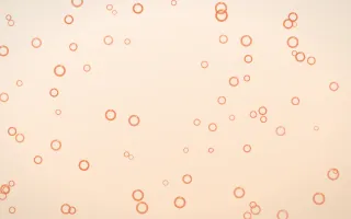 Sunset Pop Rings III — light orange and beige playful background, variation III