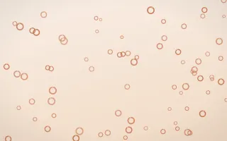 Terracotta Rings III — light orange and beige playful background, variation III