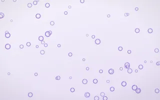 Wisteria Rings — light purple and white playful background