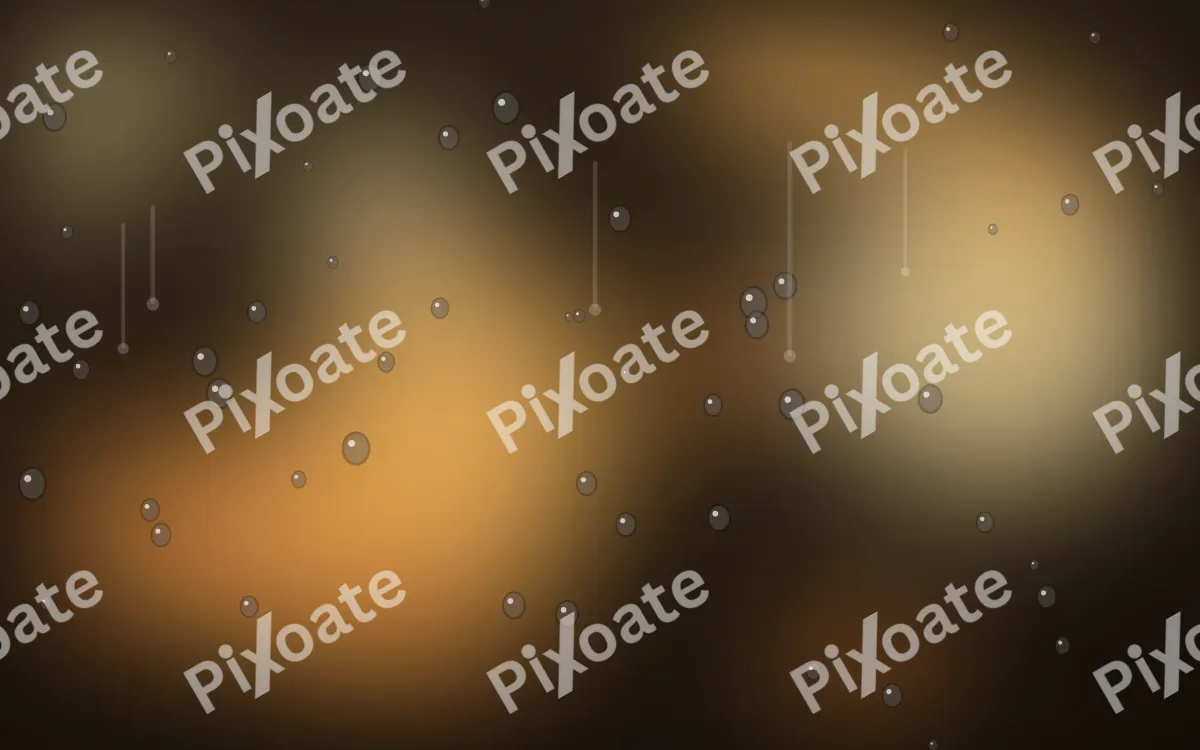 Amber Café Rain — dark brown and orange rain background