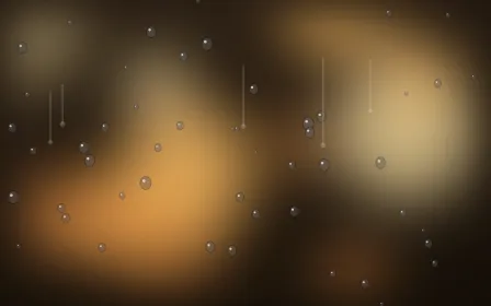 Amber Café Rain — dark brown and orange rain background