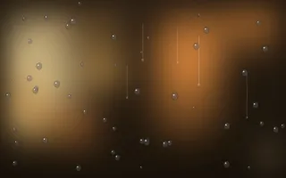 Amber Café Rain II — dark brown and orange rain background, variation II