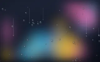 City Night Rain II — dark blue and gold rain background, variation II