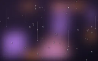 Dusk Rain — dark purple and orange rain background