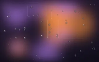 Dusk Rain II — dark purple and orange rain background, variation II