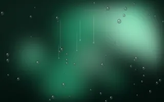 Emerald Rain — dark black and green rain background