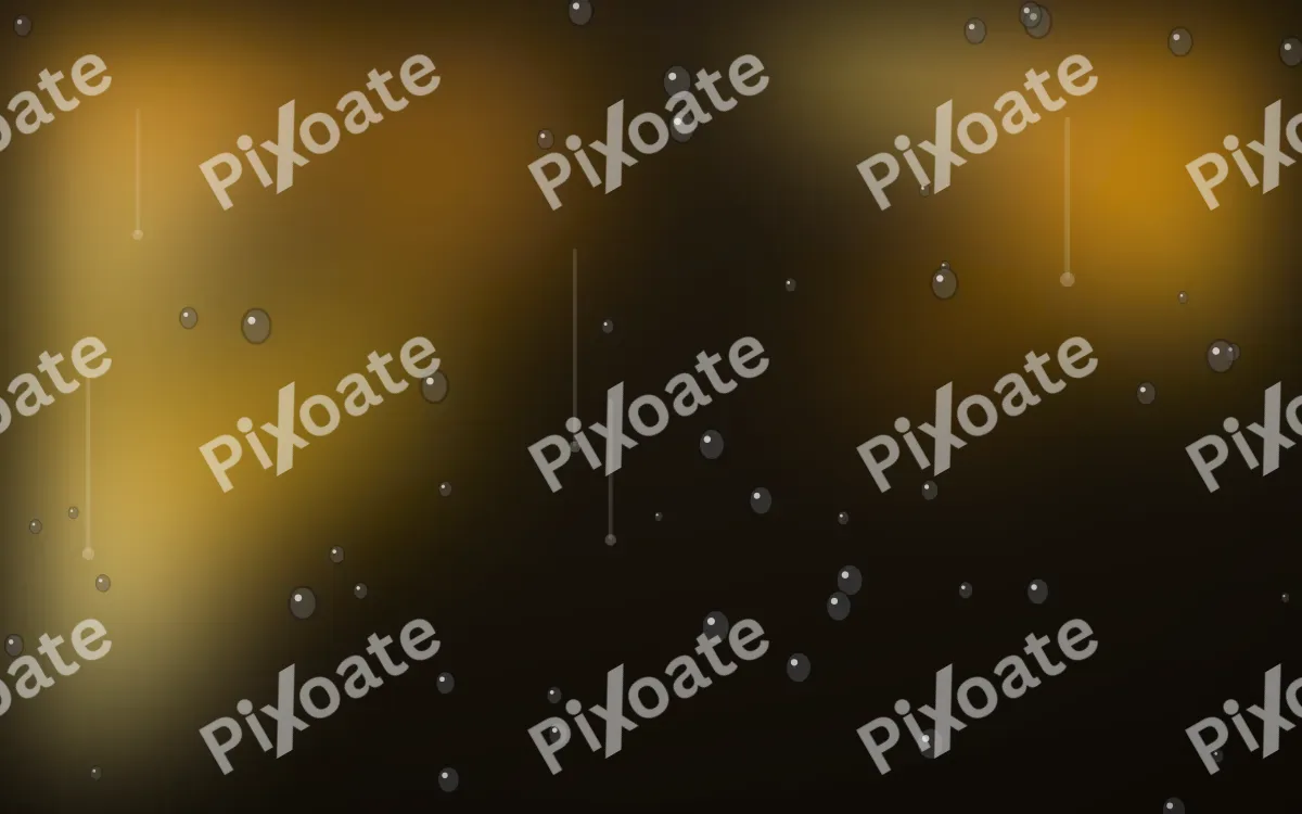 Golden Street — dark black and gold rain background