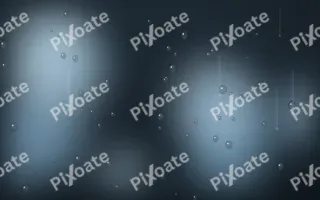 Harbor Drizzle II — dark blue rain background, variation II