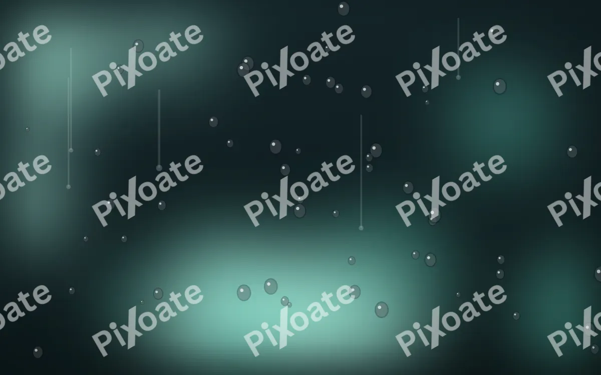 Jade Drizzle — dark teal rain background