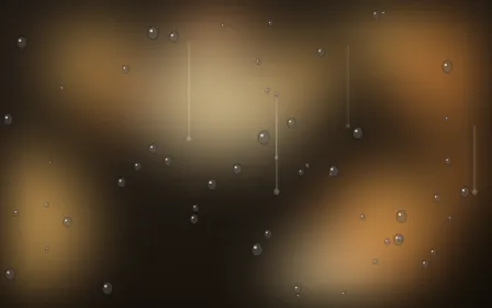 Lantern Rain — dark brown and orange rain background