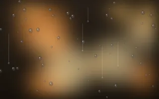 Lantern Rain II — dark brown and orange rain background, variation II