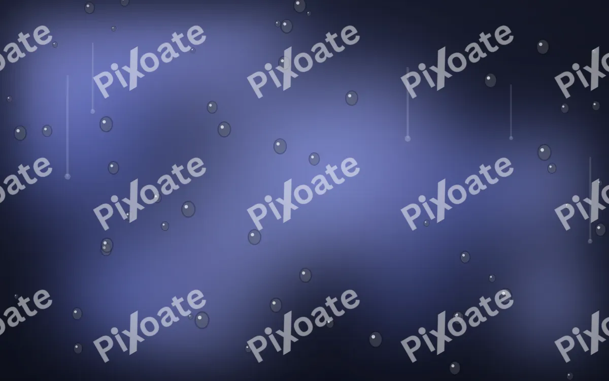 Midnight Monsoon — dark blue rain background