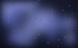Midnight Monsoon — dark blue rain background