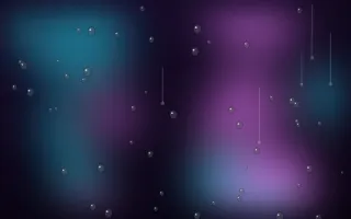 Neon Rain — dark black, purple and teal rain background