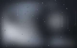 Silver Rain — dark grey, white and blue rain background